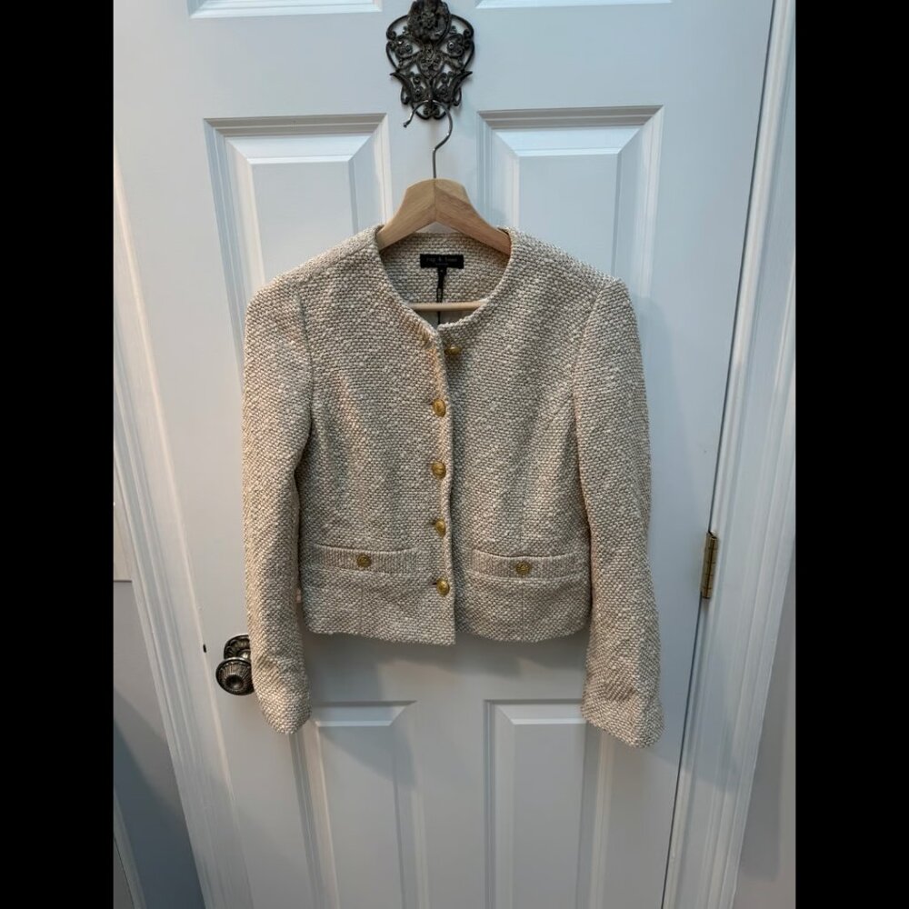 rag & bone Carmen Blazer Ivory Size 0
